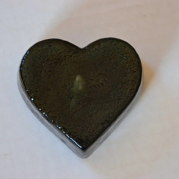 5/$25  Vtg Smoky Glass Pen Holder - Picture 2 of 5